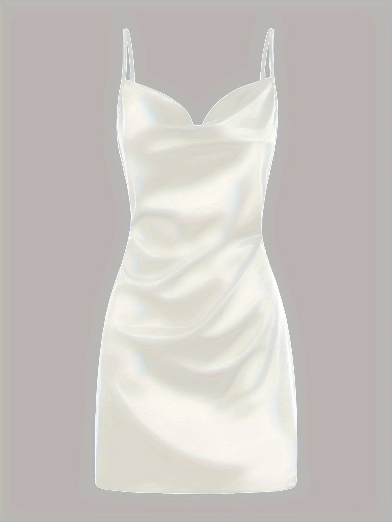 Lady Va Va Voom Satin Hip Suspender Dress For Women