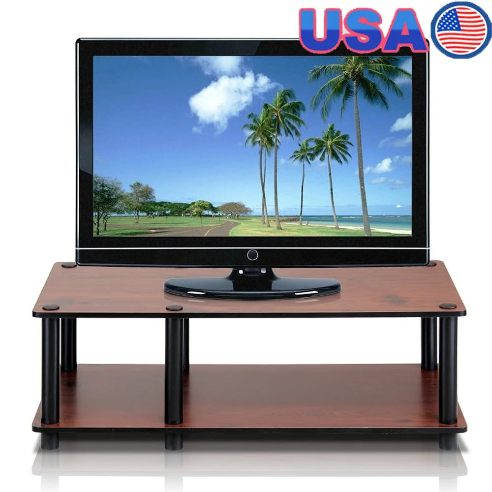 DUTRIEUX Low Rise TV Stand With Open Storage Minimalist Design