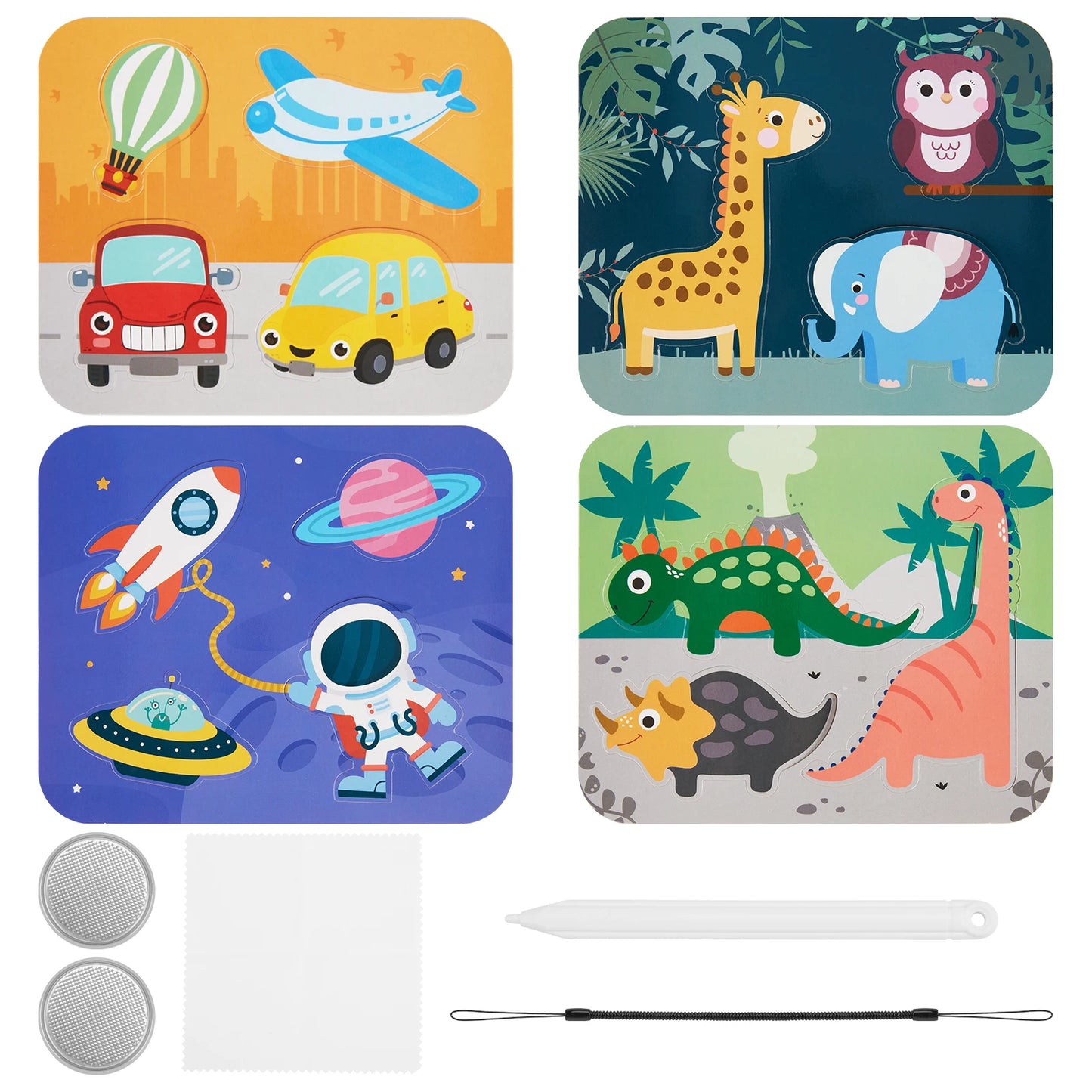 TWISTERCK LCD Writing Tablet 2 Pack Kids Doodle Boards