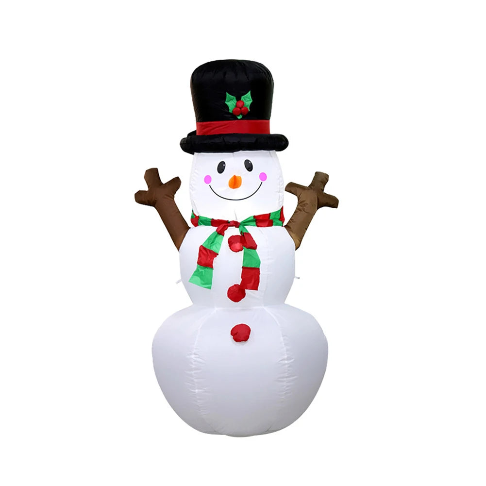 Alloet Inflatable Illuminated Snowman Ornament With LED Light Christmas Decorations