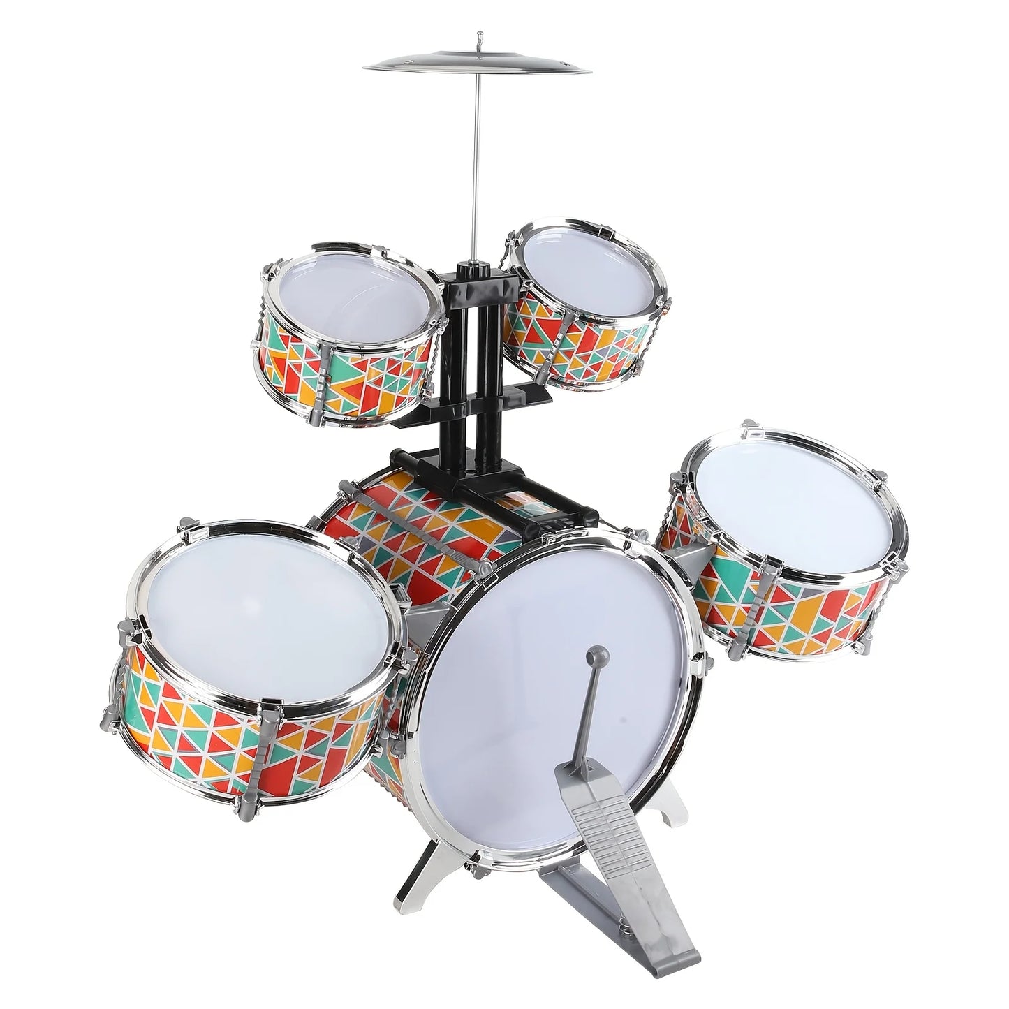 European American Children's Rock Drum Toy Set For Beginner