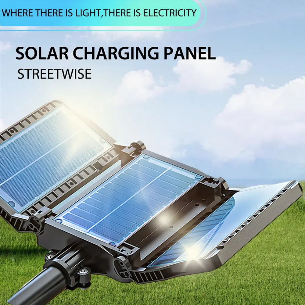 Outdoor Solar Lights Motion Sensor Waterproof LED Flood Lamp