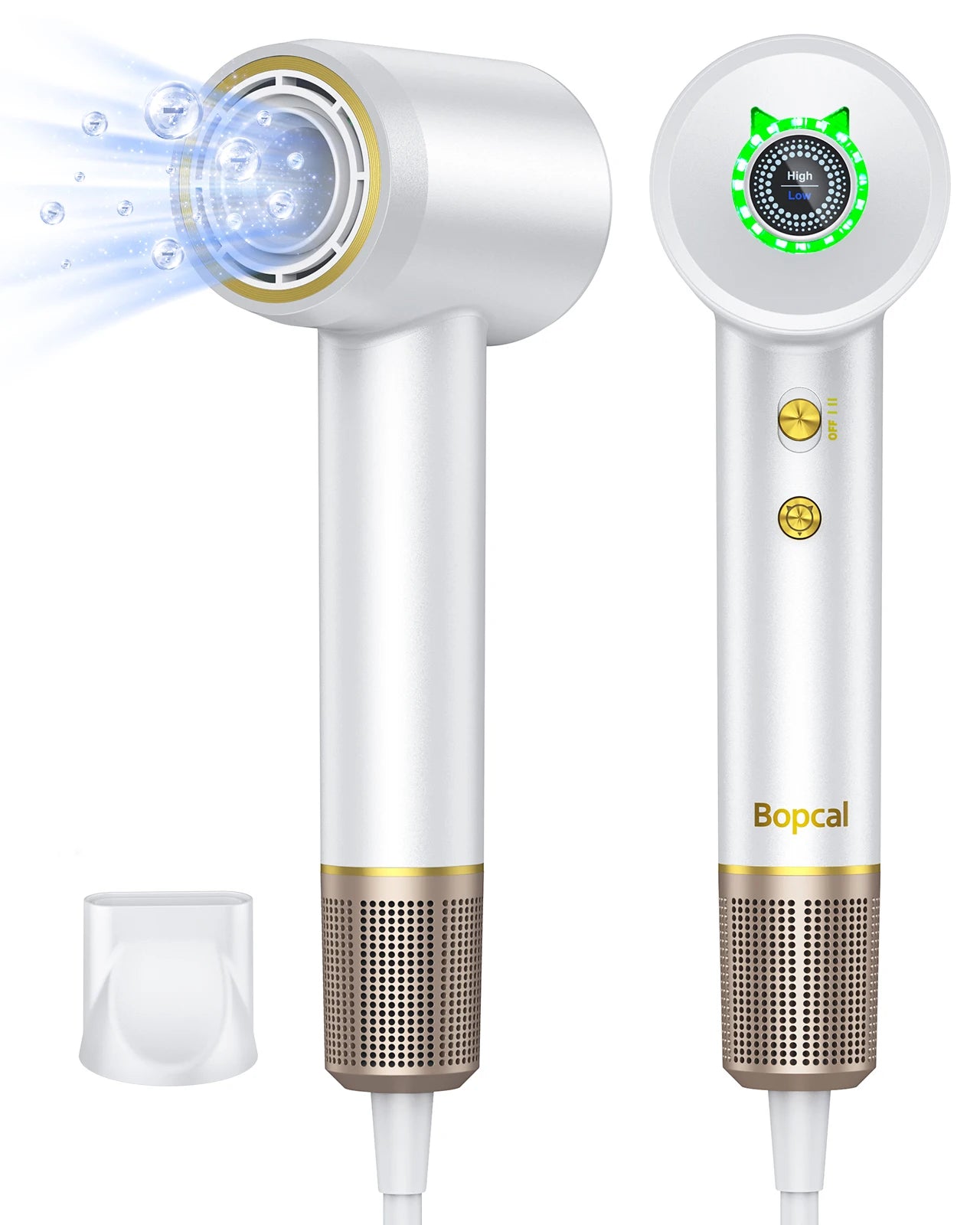 Professional 1600W High Speed Hair Dryer 110000RPM Brushless Cold Hot blower Low Noise Home Salon Hair Dryer Fast Dry