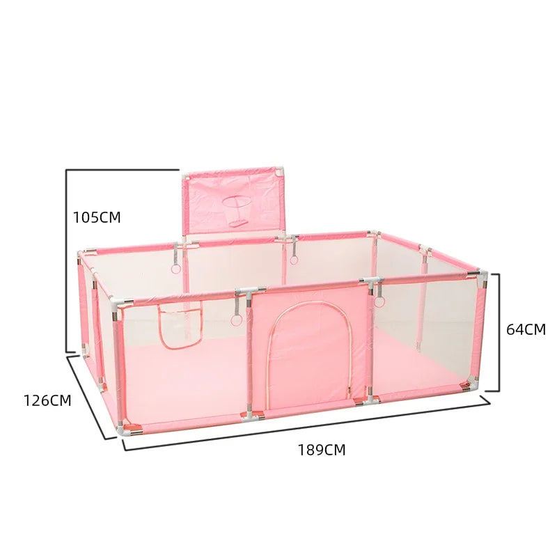 IMBABY Indoor Baby Playpen Safe Crawling Area for Newborns