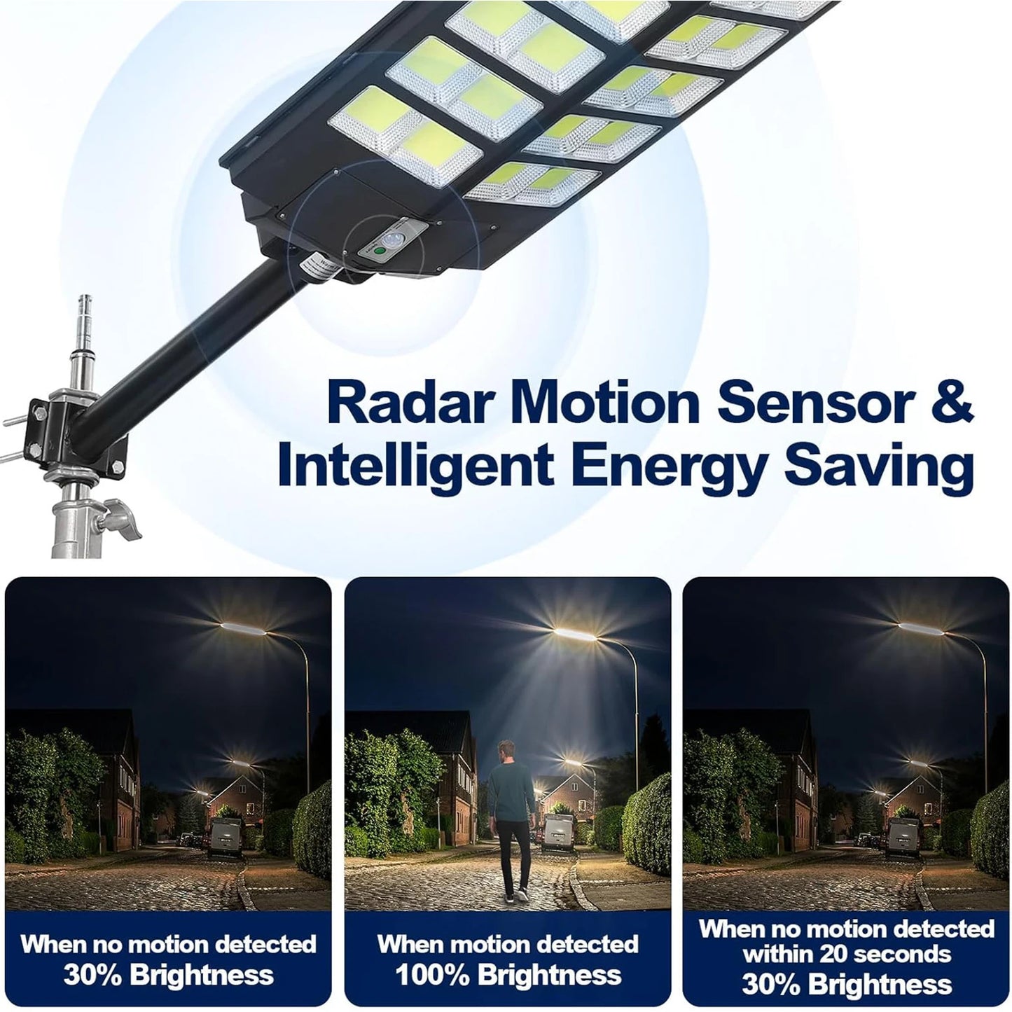 HiMIS Street Light 5000W IP67 Dusk To Dawn Motion Sensor