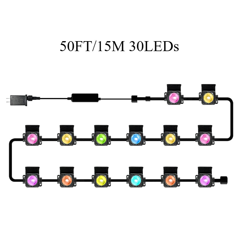 MIMIRG RGB Smart Permanent Outdoor Lights Weatherproof