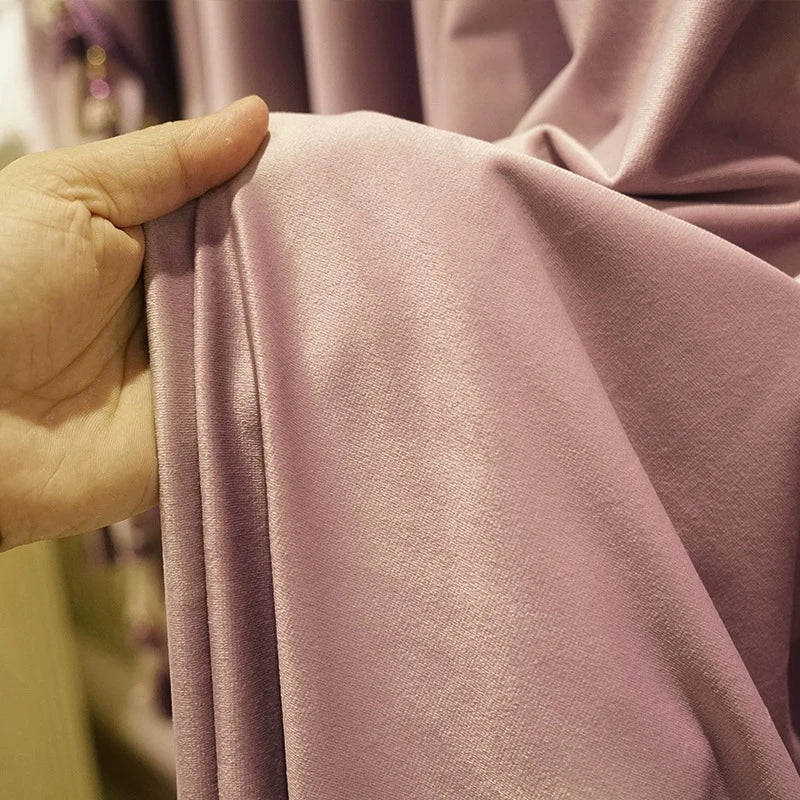 CN Zhejiang Thickened Flanged Cloth Floor Curtain 2Pc