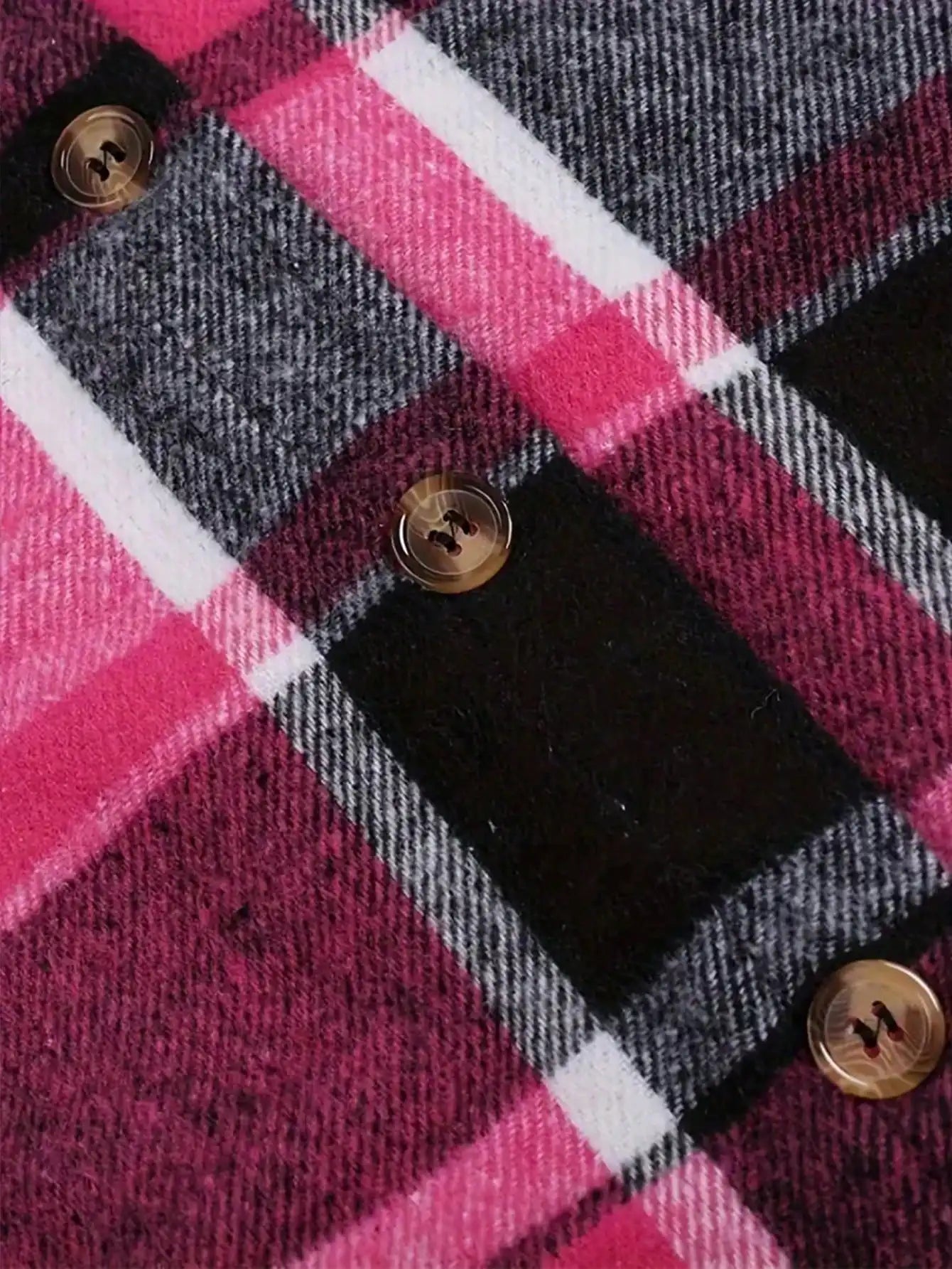 2025 Newest Women's Long Sleeve Flannel Plaid Shirt Casual Button Down Shirt Cardigan New Year and Valentine's Day Clothing