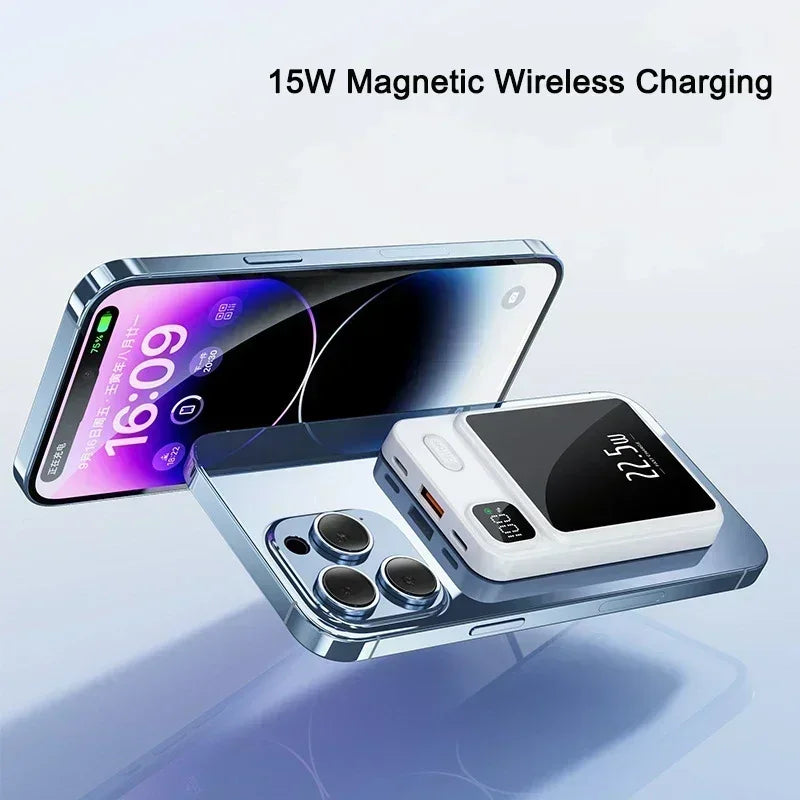 Magnetic Wireless Power Bank 10000mAh Fast Charging