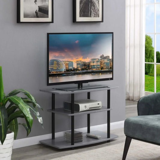 Hign-concerned Three-Tier TV Stand for Modern Living Room