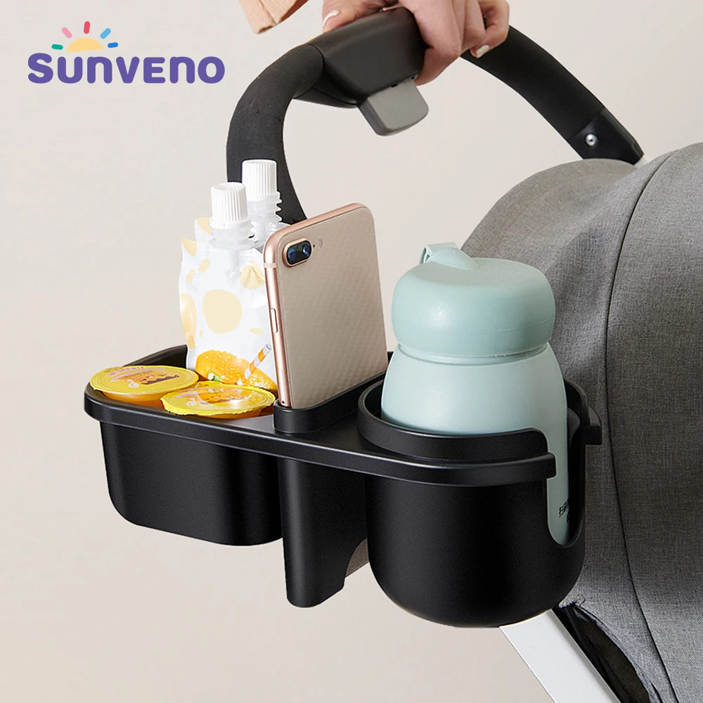 Sunveno 3In1 Multifunctional Baby Stroller Cup Holder Phone Snack Holder