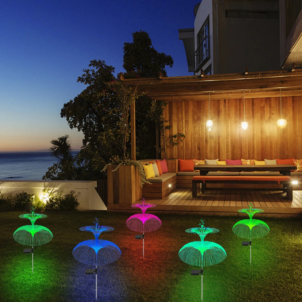 HobbyLane Solar Garden Lights Jellyfish Star Waterproof