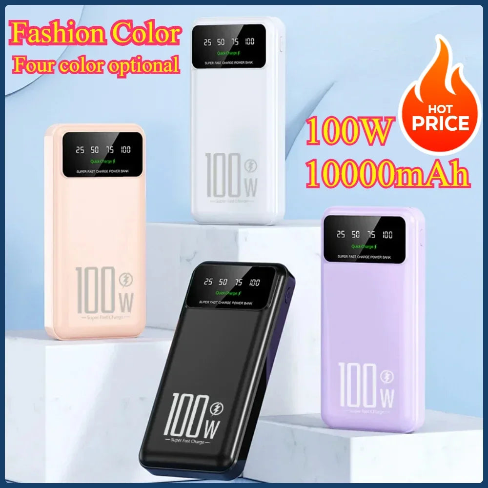 Mijia 10000mAh 100W Fast Charge Power Bank Portable Charger