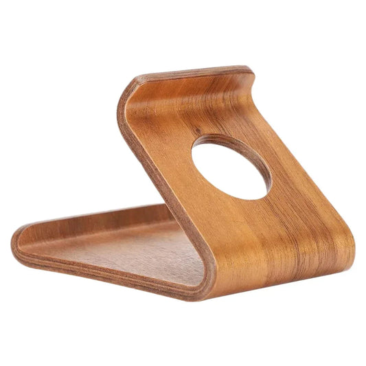 Wooden Desktop Phone Holder Universal Stand For Smartphones
