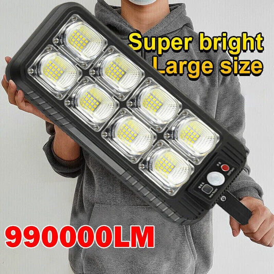 Outdoor Solar Street Light Motion Sensor LED Wall Lamp Waterproof Night Light Commercial Dusk to Dawn for Garden Courtyard