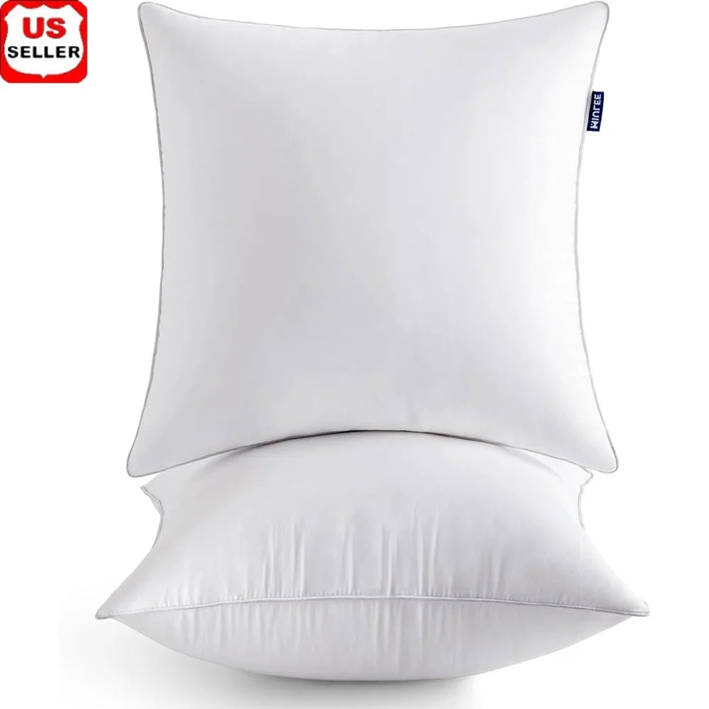 Two Pack Pillow Inserts Polyester Filling For Sofa Cushions