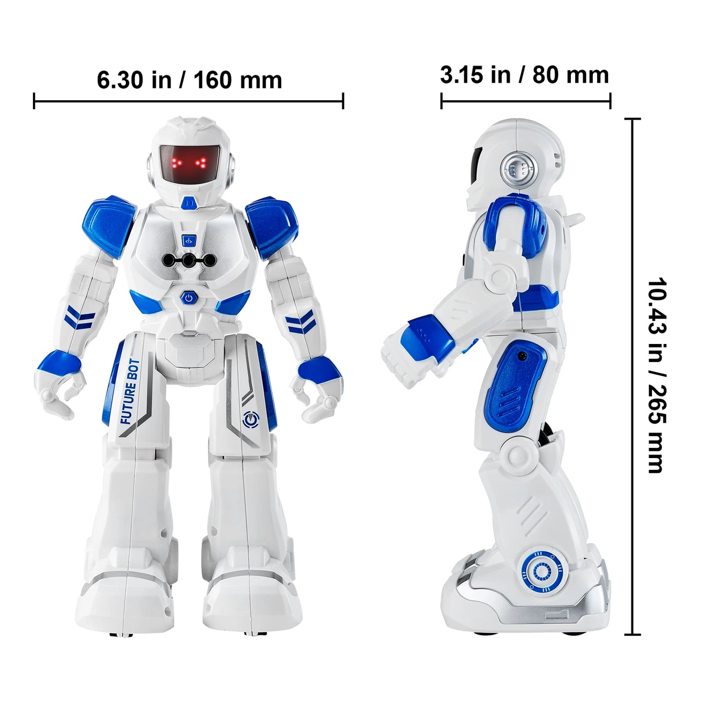 SucceBuy RC Robot Action Walking Singing Dancing Figure Gesture Sensor Toys for Age 3+ Kids Boys Girls Birthday Gift Present