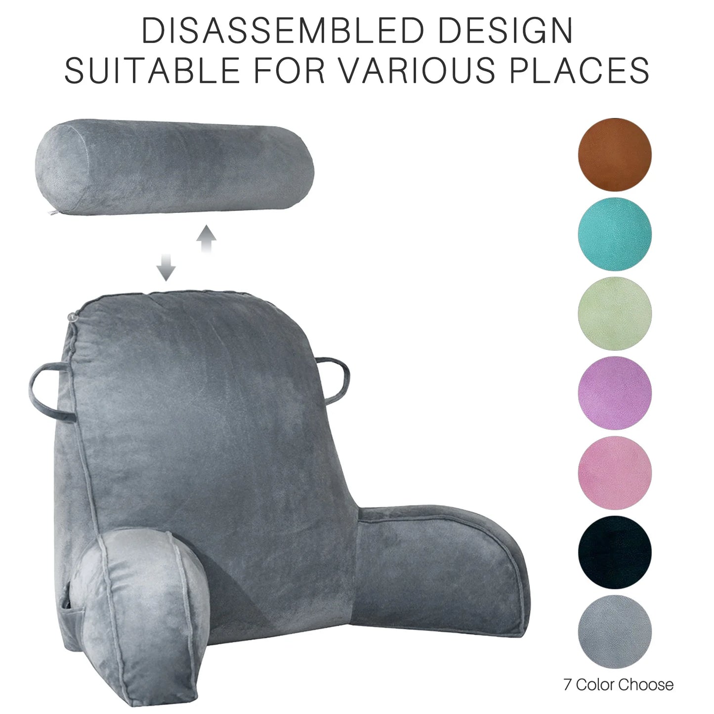 Guangdong Reading Bed Rest Pillow Headboard Cushion