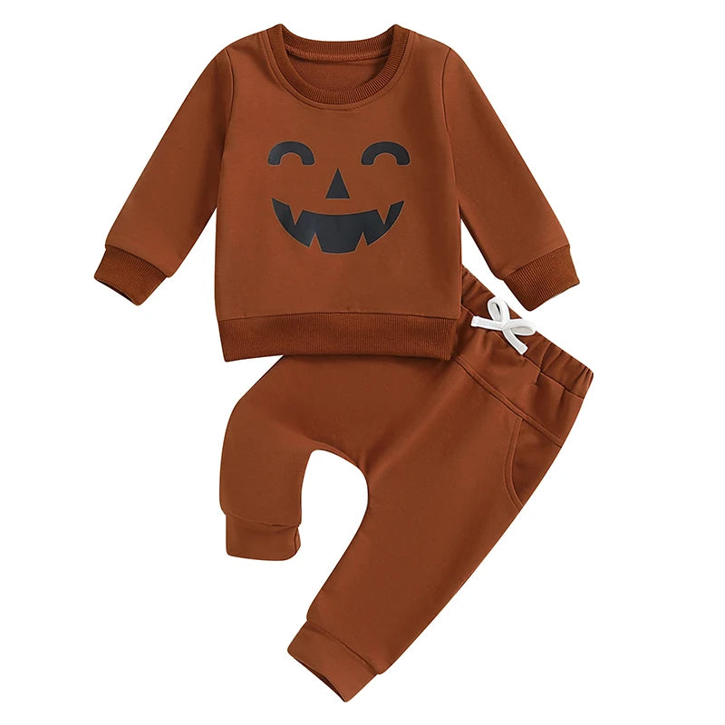 Pudcoco Toddler Girl Thanksgiving Outfit Turkey Print Long Sleeve Shirt Elastic Waist Leggings 2 Piece Set