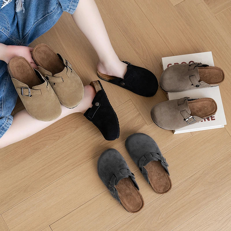 Unisex Frosted Cotton Slippers For Kids Summer Casual Shoes