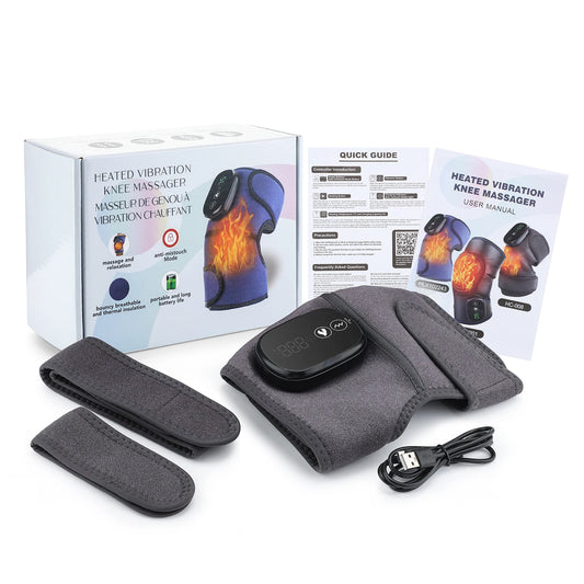Electric Heated Knee Massage Physiotherapy Pad 3 in 1 Massager For Shoulder Elbow Knee Hot Compress Relax Muscle Health Care
