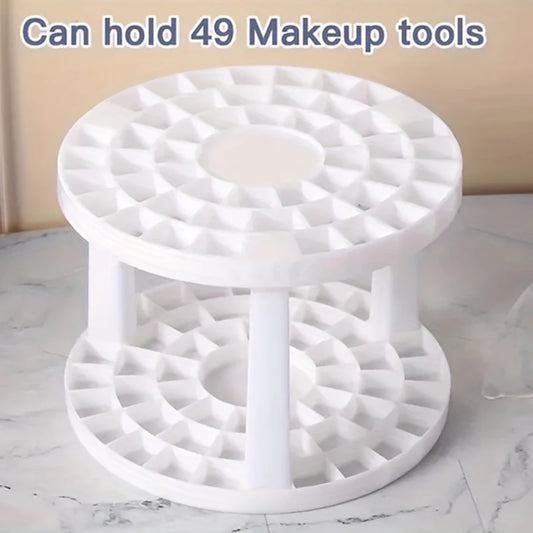 Ronslore 360 Degree Makeup Brush Holder Rotating Organizer