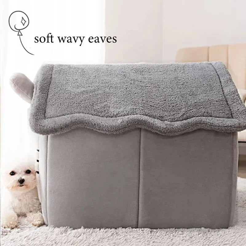 CN Tianjin Guangdong Cartoon House Pet Bed For Dogs Cats