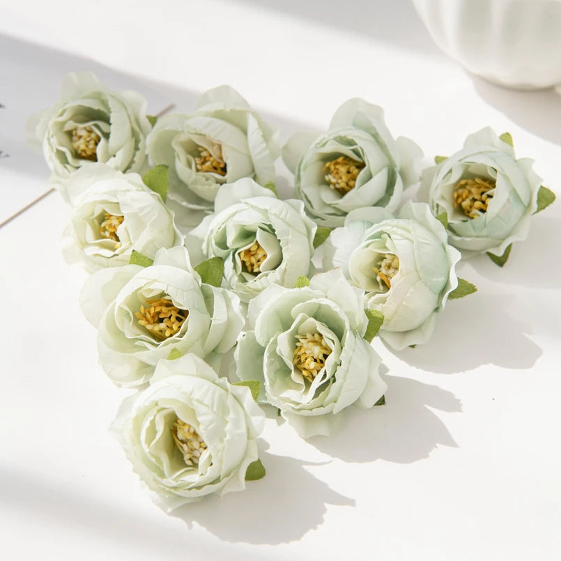 CN Silk Rose Artificial Flowers 40 To 80 Pcs Wedding Decor