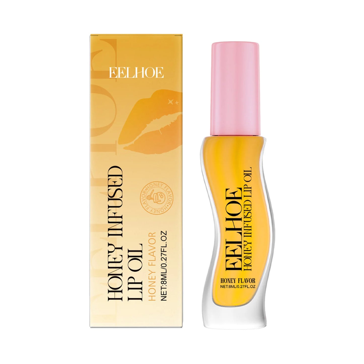 EELHOE Honey Infused Lip Balm Brightening Dark Lips Nourish Moisturizing Lasting Anti-dryness Prevent Cracking Gentle Lip Care