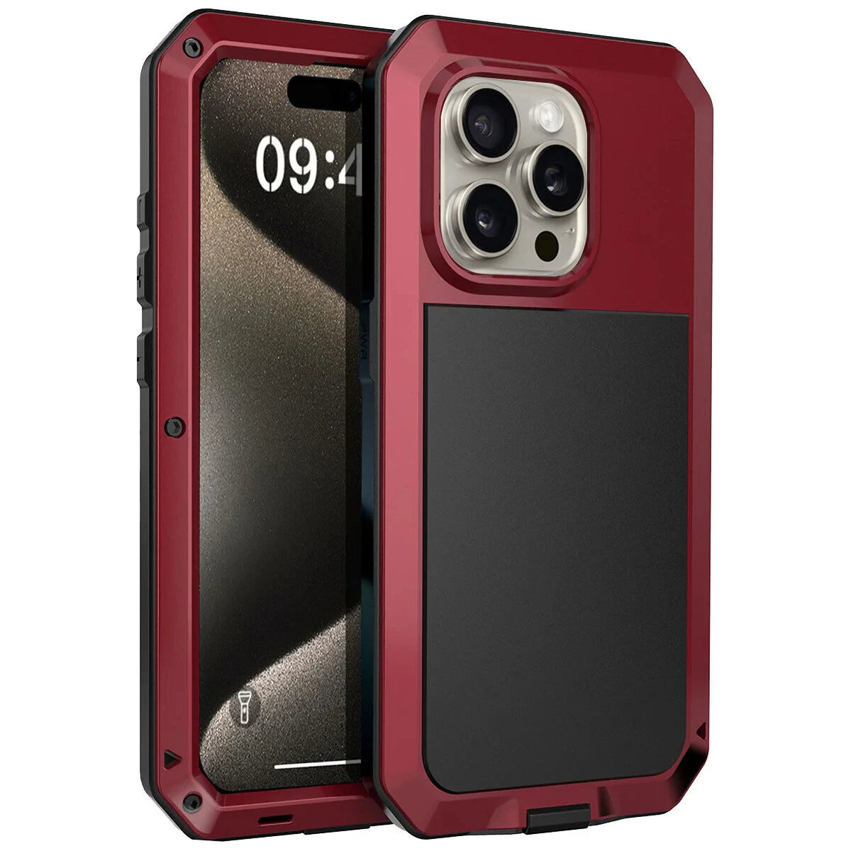 WeFor Armor Aluminum Shockproof Phone Case for iPhone