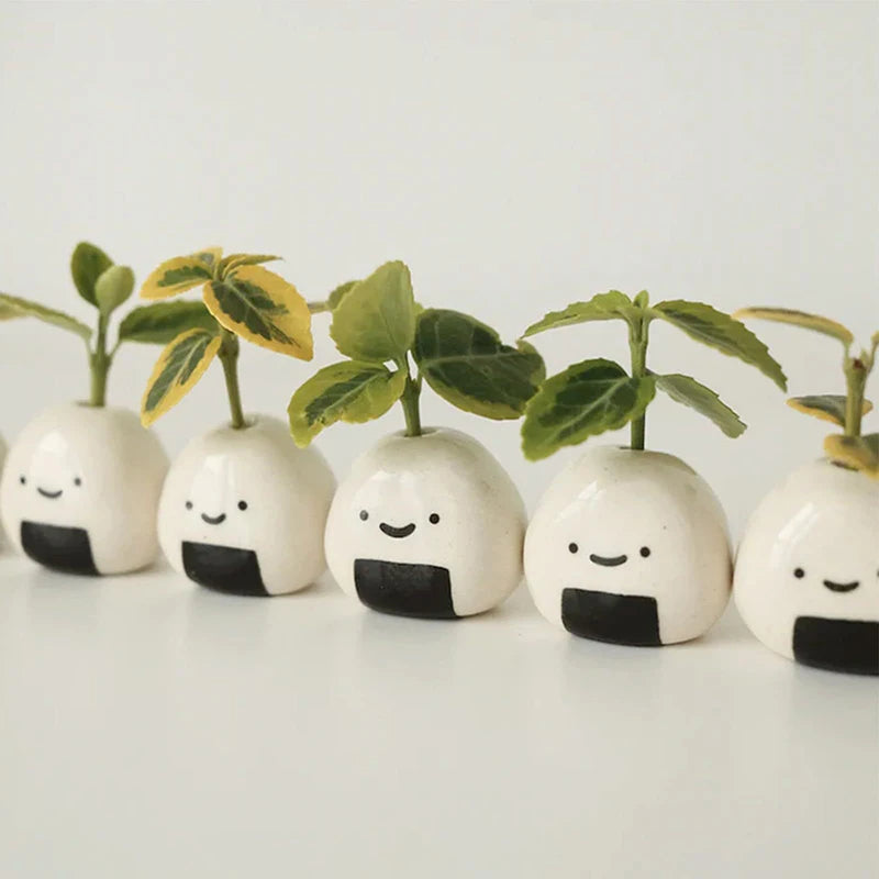 Function Mini Ceramic Bud Vase Set For Dry Flowers