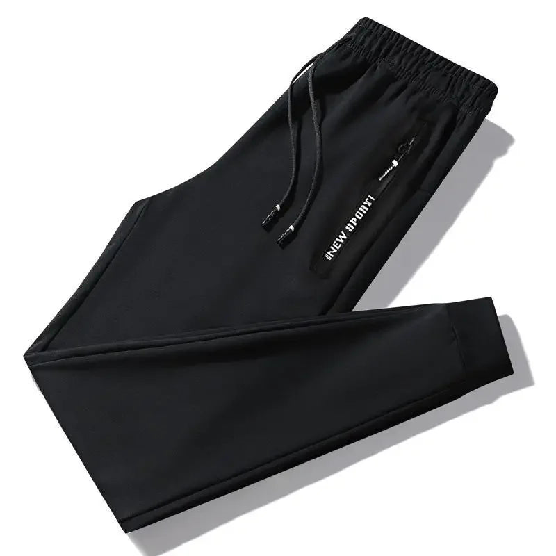 Hebei Fleece-Lined Men's Loose-Fit Winter Sweatpants