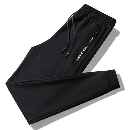 Hebei Fleece-Lined Men's Loose-Fit Winter Sweatpants