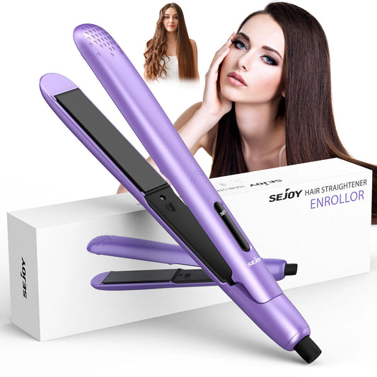 Sejoy 2 In 1 Hair Curler And Straightener Ceramic Heating