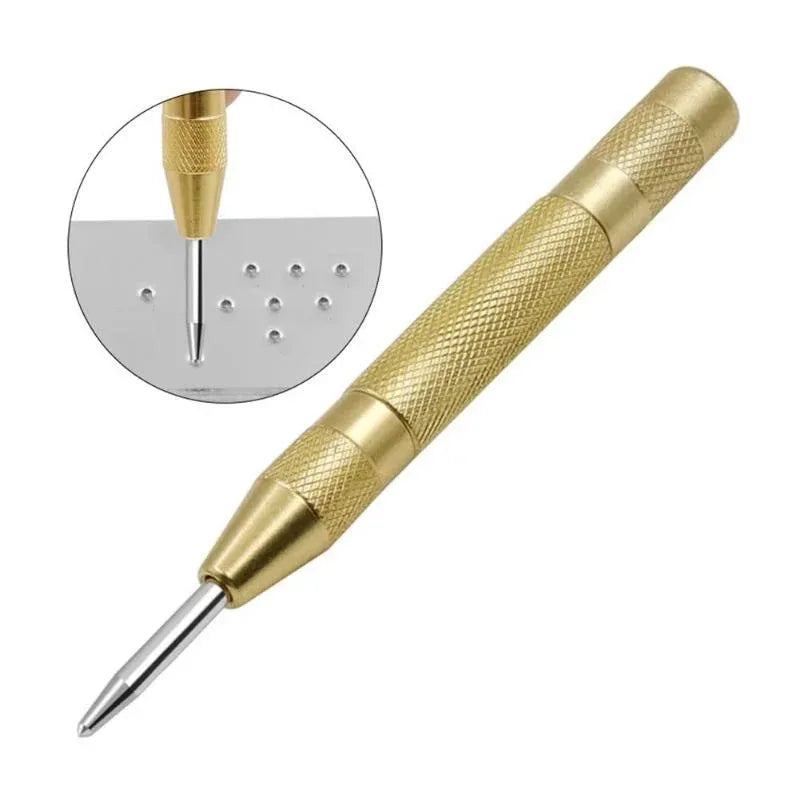 MEYOUTOWNDIY Step Drill Bit Set 5-Piece Titanium Coated HSS Center-Punch