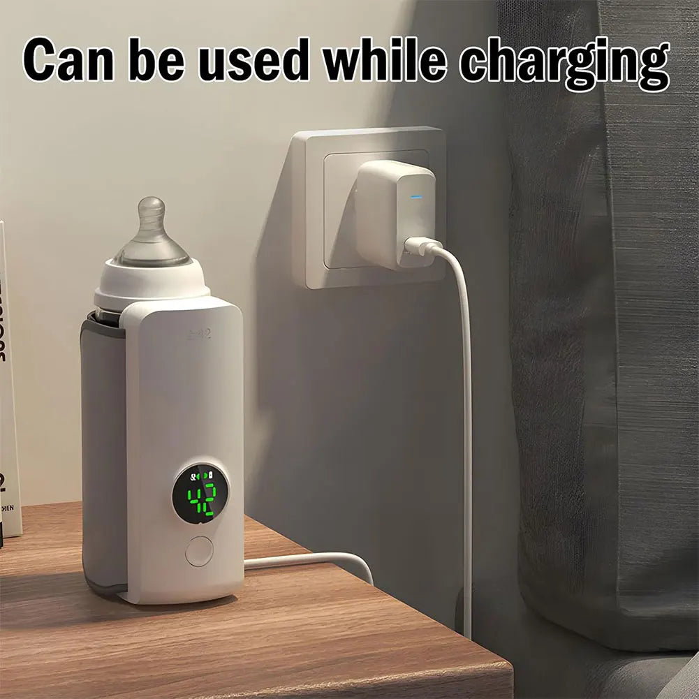 Alloet Portable Bottle Warmer With Temperature Control USB