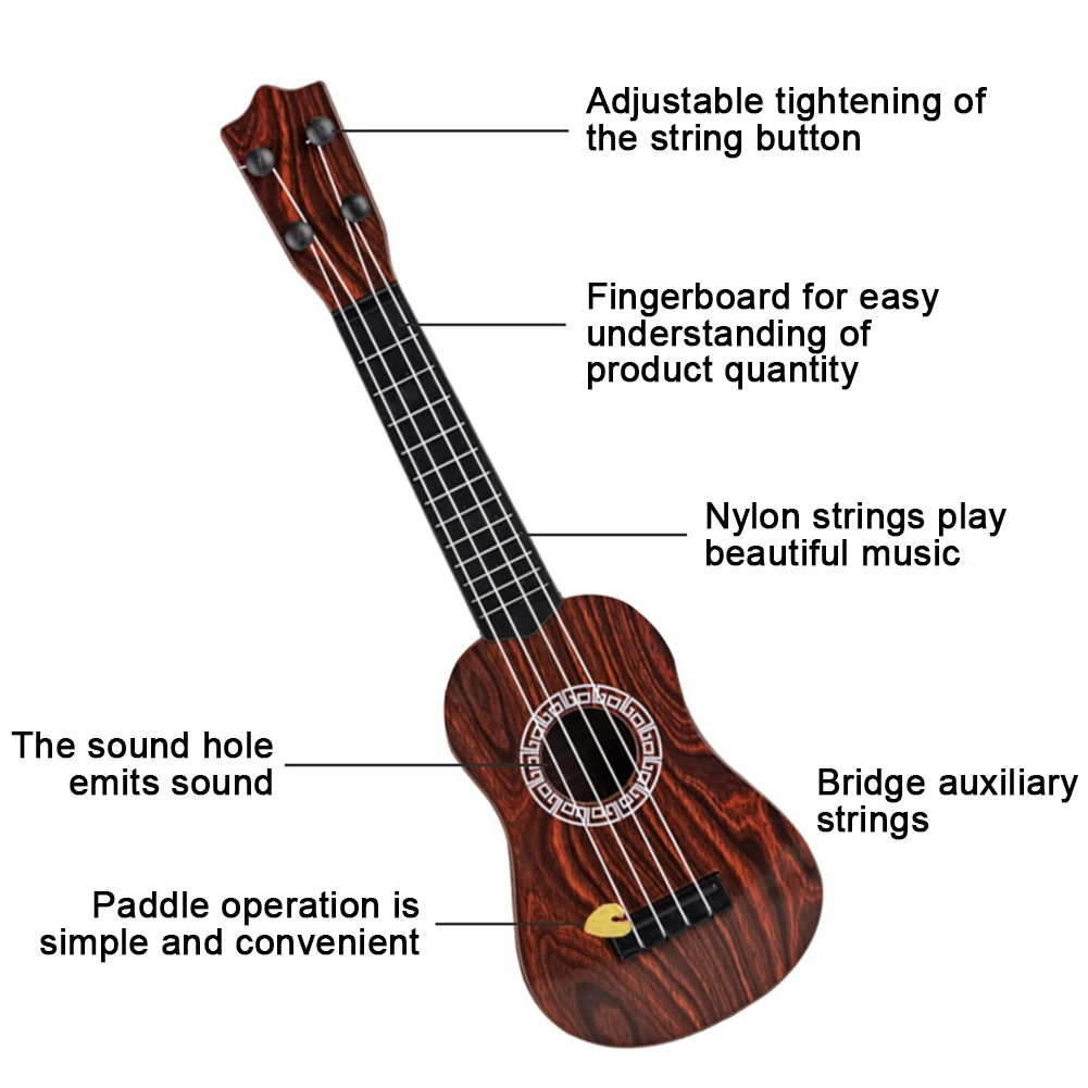 VKTECH Kids Classical Ukulele Educational Toy For Beginners