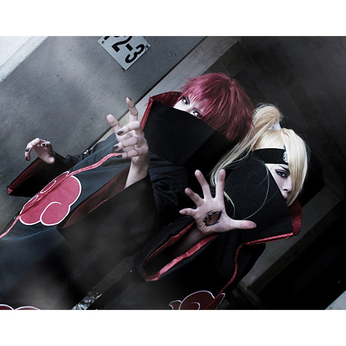 Zhejiang Akatsuki Itachi Cloak Costume For Adults And Kids