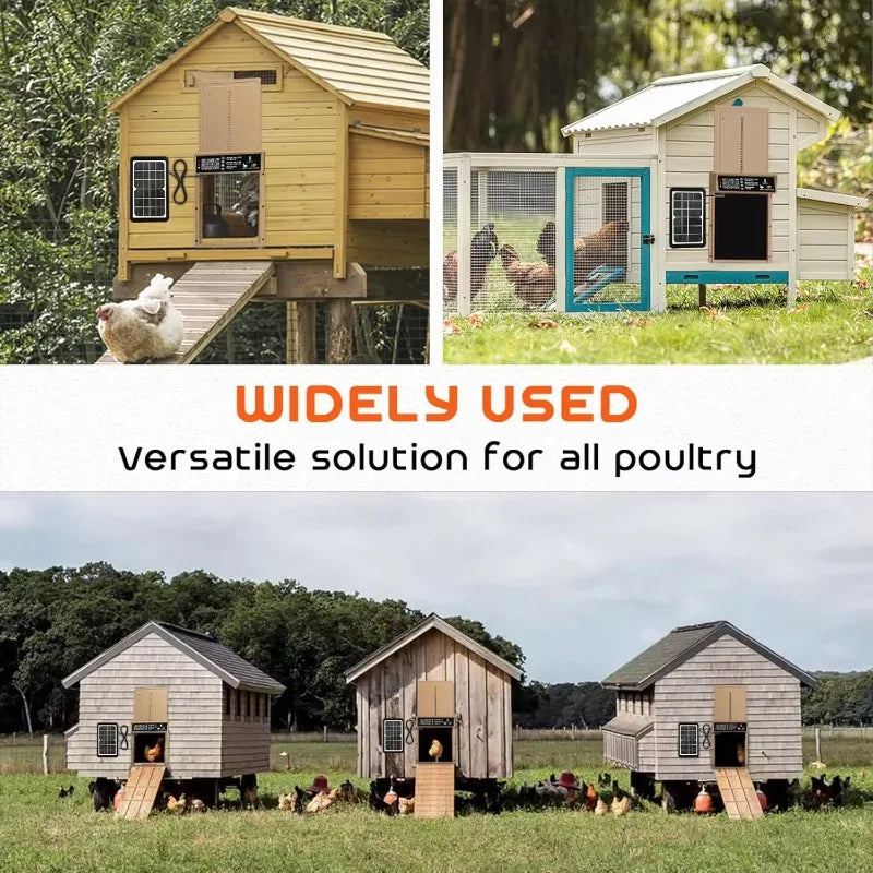 Hignconcerned Door With Timer And Light Sensor Auto Chicken