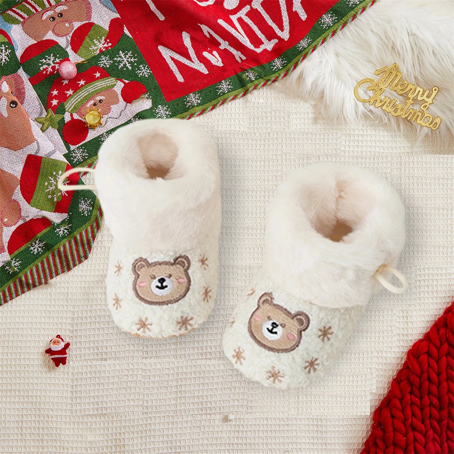 Infant Snow Boots Anti Slip Cozy Soft Sole First Walker