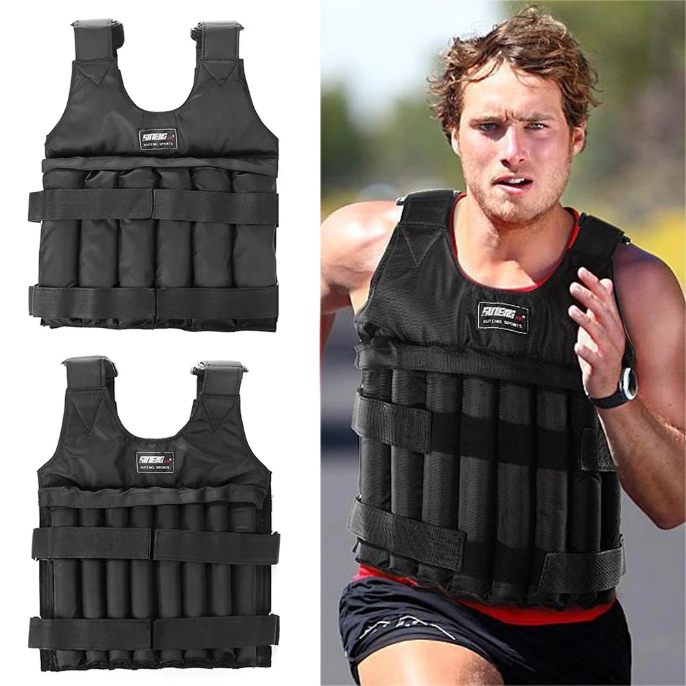 VKTECH Weighted Vest Jacket For Running Training Fitness