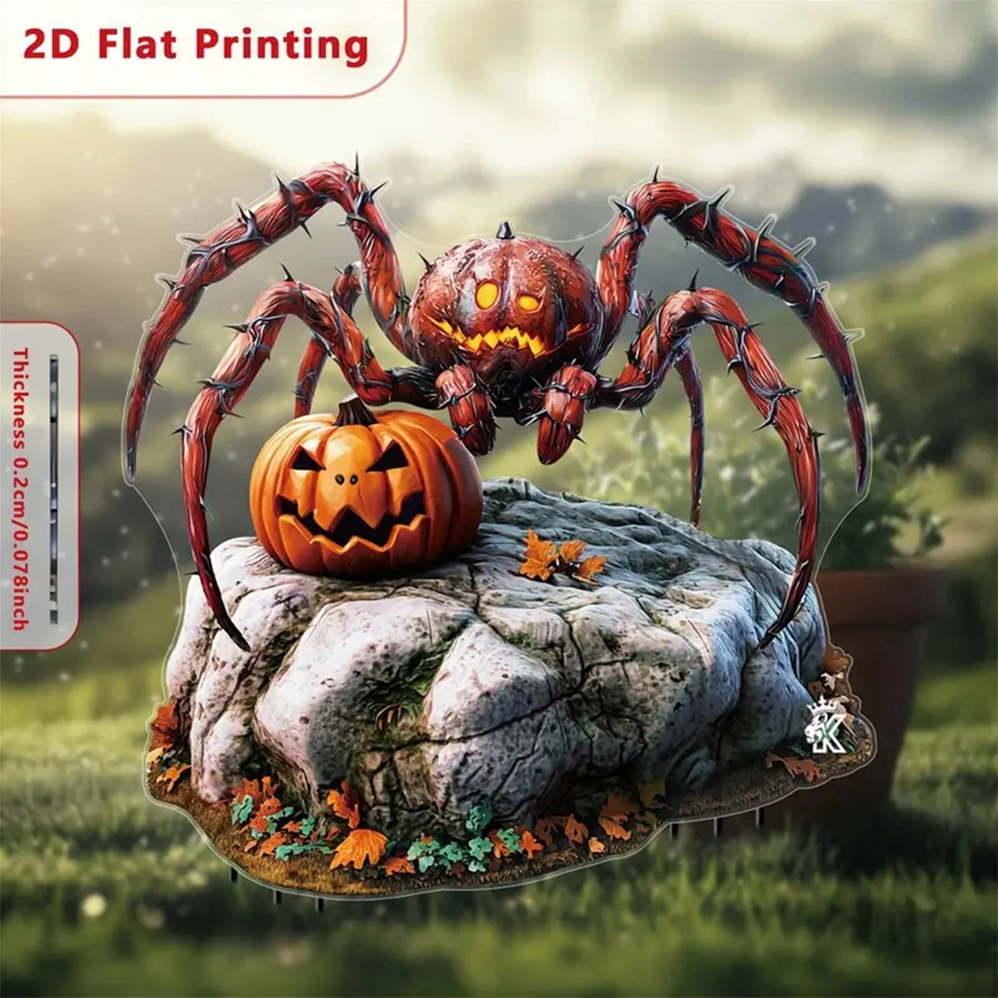 Is Customized Spooky Halloween Garden Stakes Ghost Bat