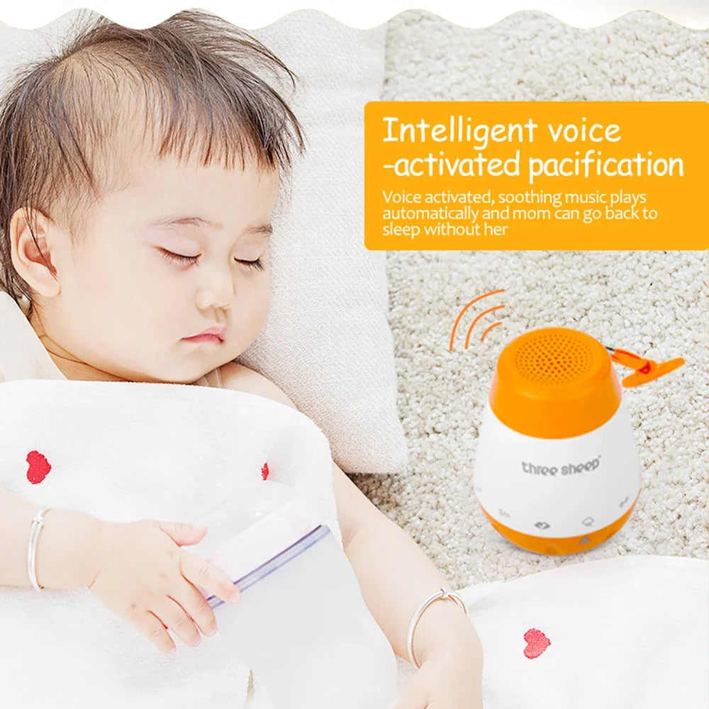 Baby White Noise Machine With Smart Music Voice Sensor