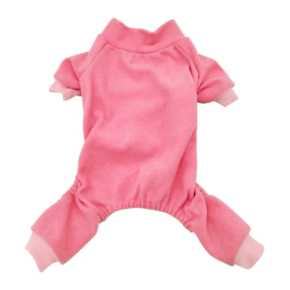 Winter Fleece Dog Pajamas For Small And Medium Dogs