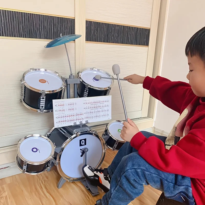 European American Children's Rock Drum Toy Set For Beginner