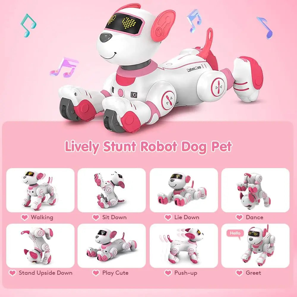 VATOS RC Robot Dog Toy Voice Command Programmable Smart