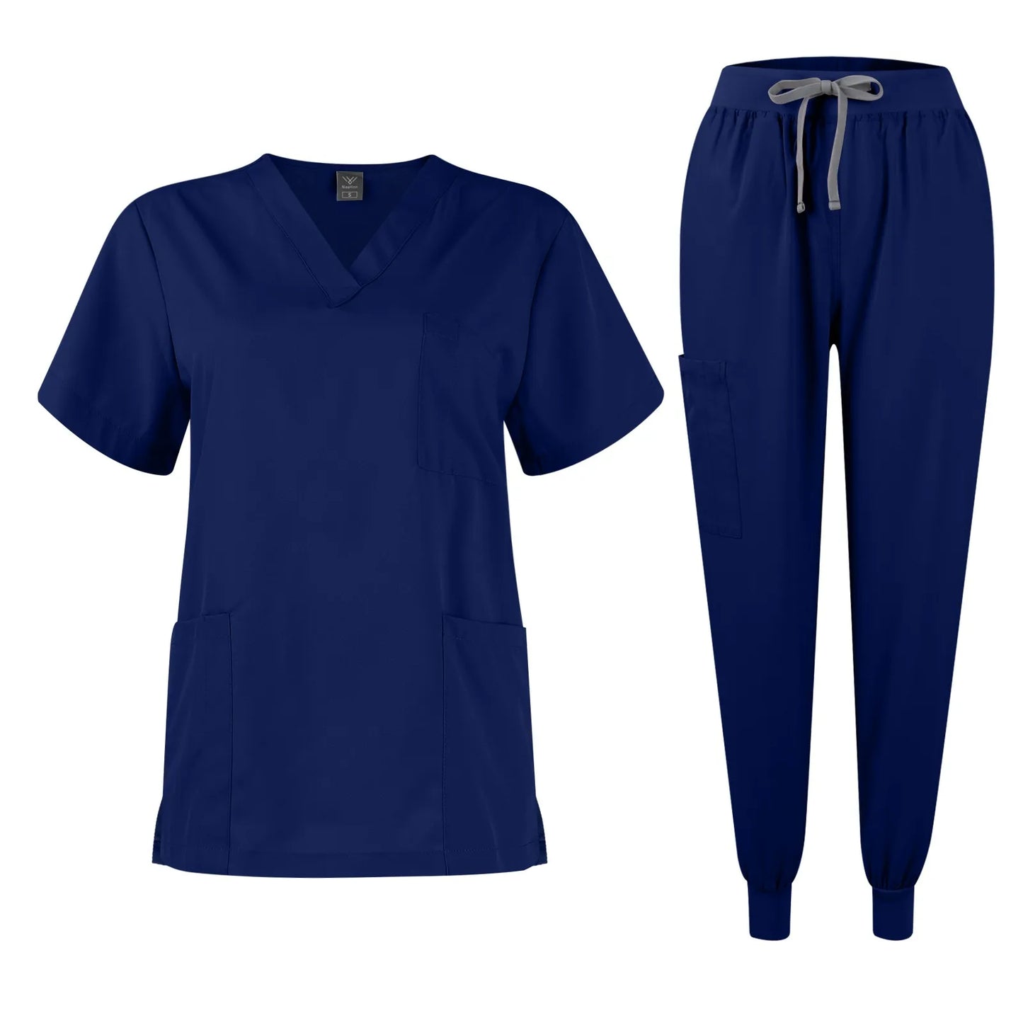 Eillysevens Women Quick Dry Nurse Uniform V Neck Set
