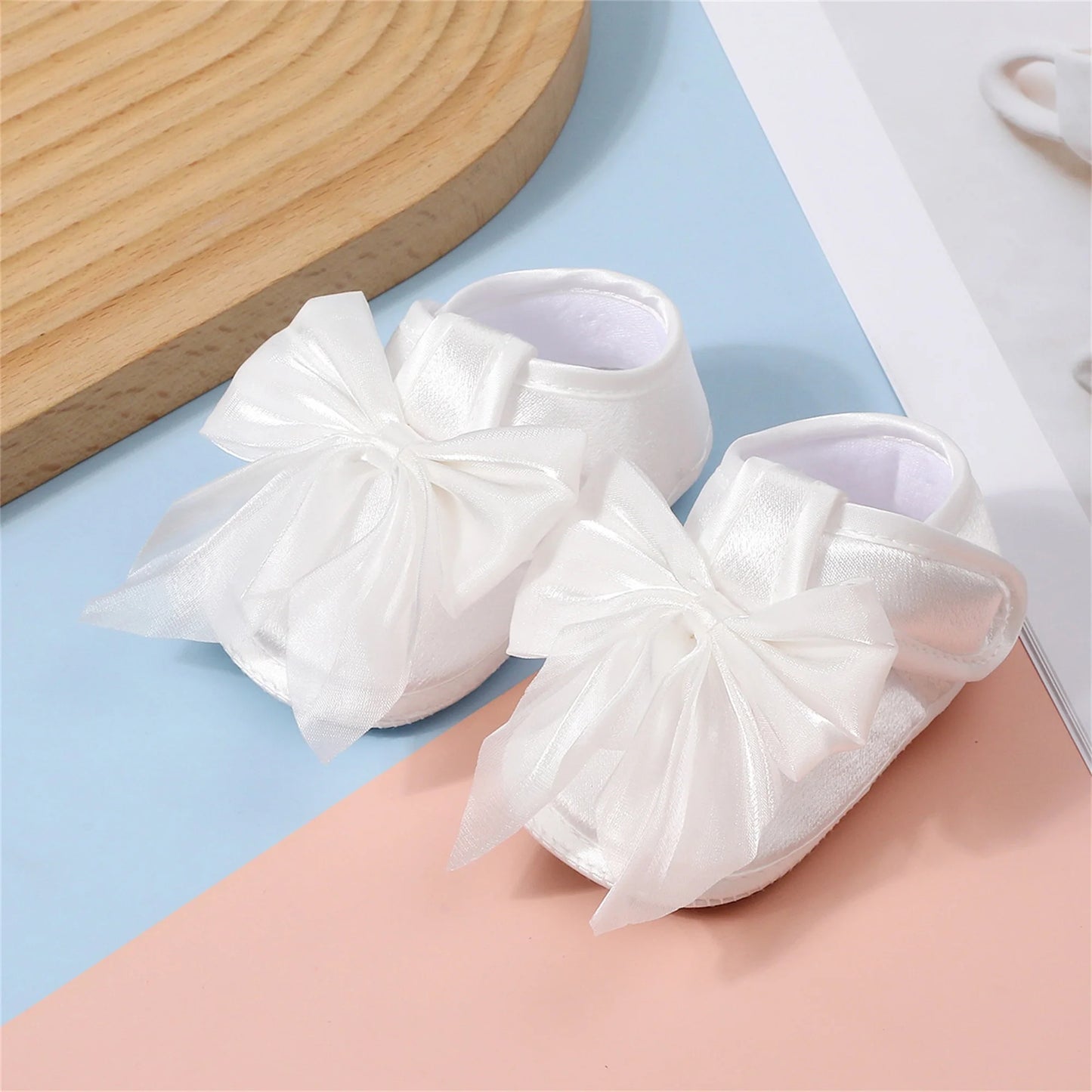 CN Guangdong Sparkly Mary Jane First Walkers Shoes With Bow