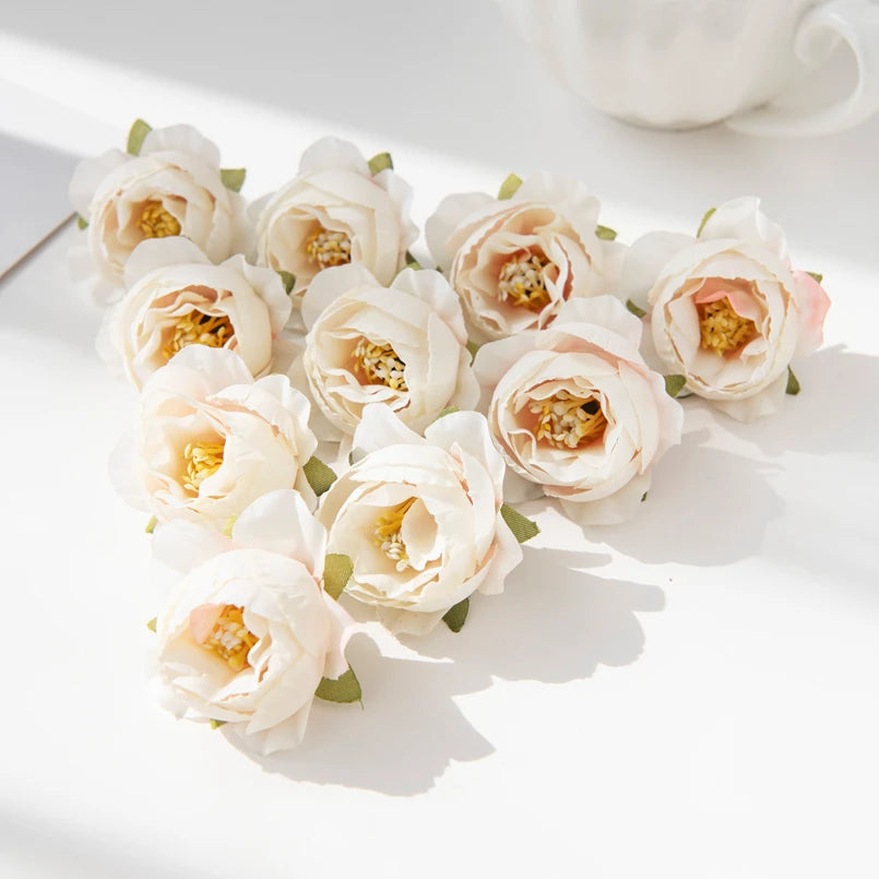 CN Silk Rose Artificial Flowers 40 To 80 Pcs Wedding Decor