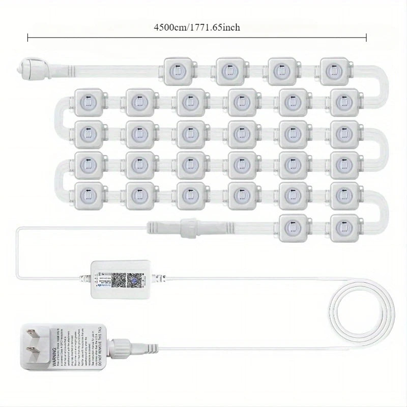 MIMIRGB Smart Outdoor RGBIC Eaves Light String For DIY